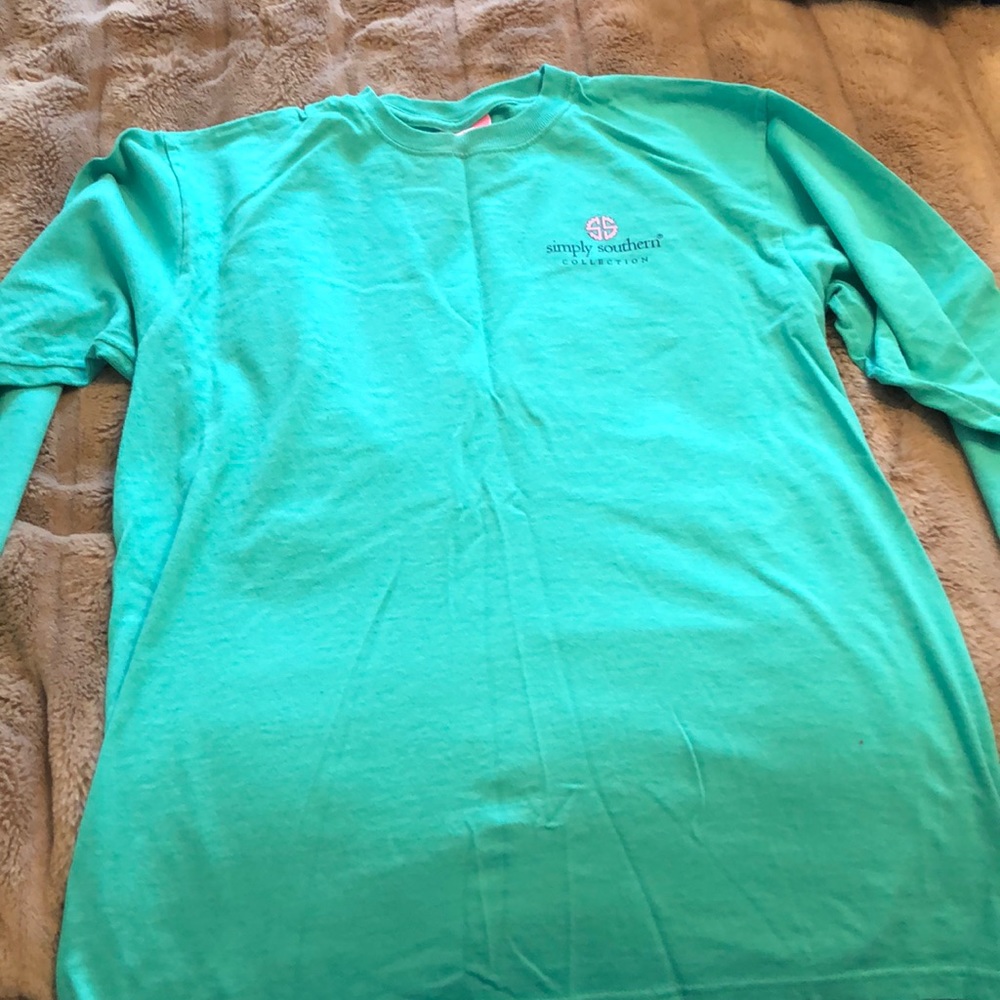Womens Simply Southern Long Sleeve Tshirt